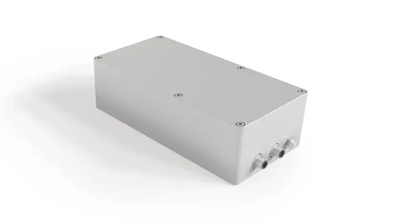 Perspective view of a VON ARDENNE process control system VAprocos.