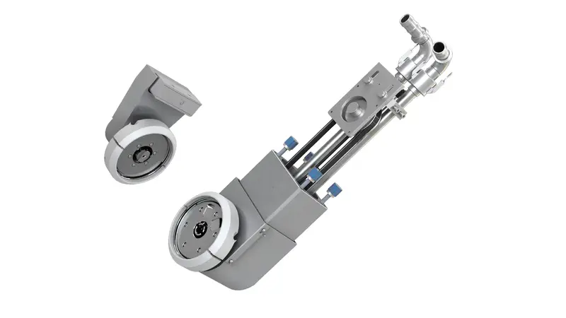 Perspective view of a VON ARDENNE end block.